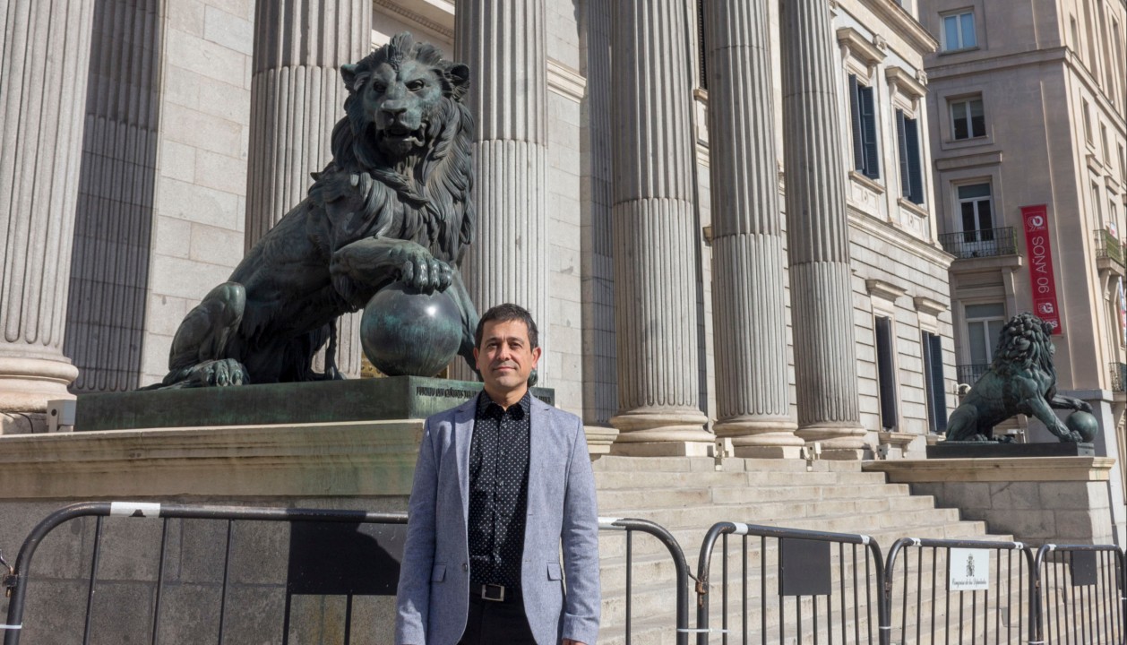 Nel Martí davant del Congrés dels Diputats