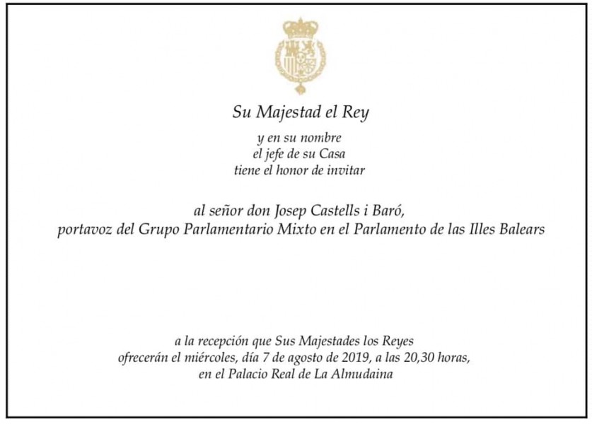 Invitació declinada.