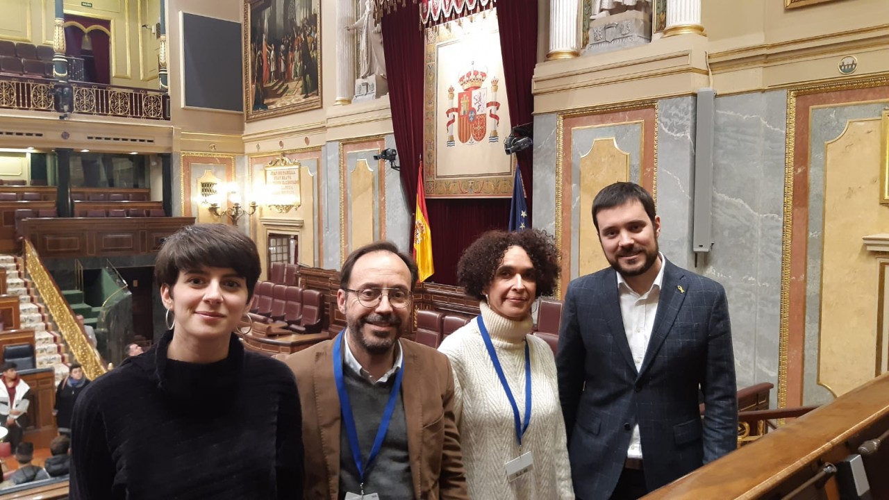Rosique, Castells, Font i Picornell al Congrés.