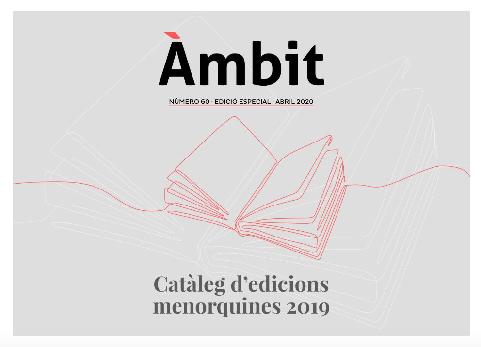 Portada del Catàleg d'edicions menorquines 2019