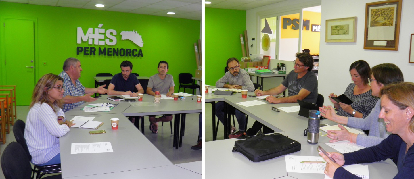 Primera reunió a Ciutadella