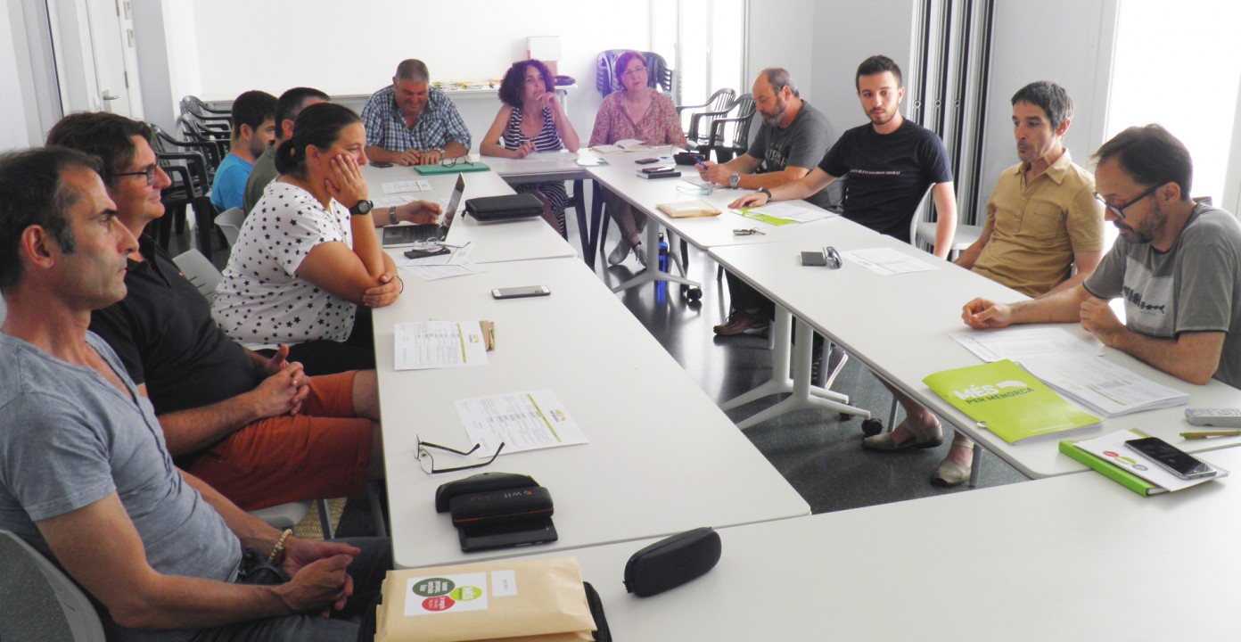 Reunió d'avui as Mercadal