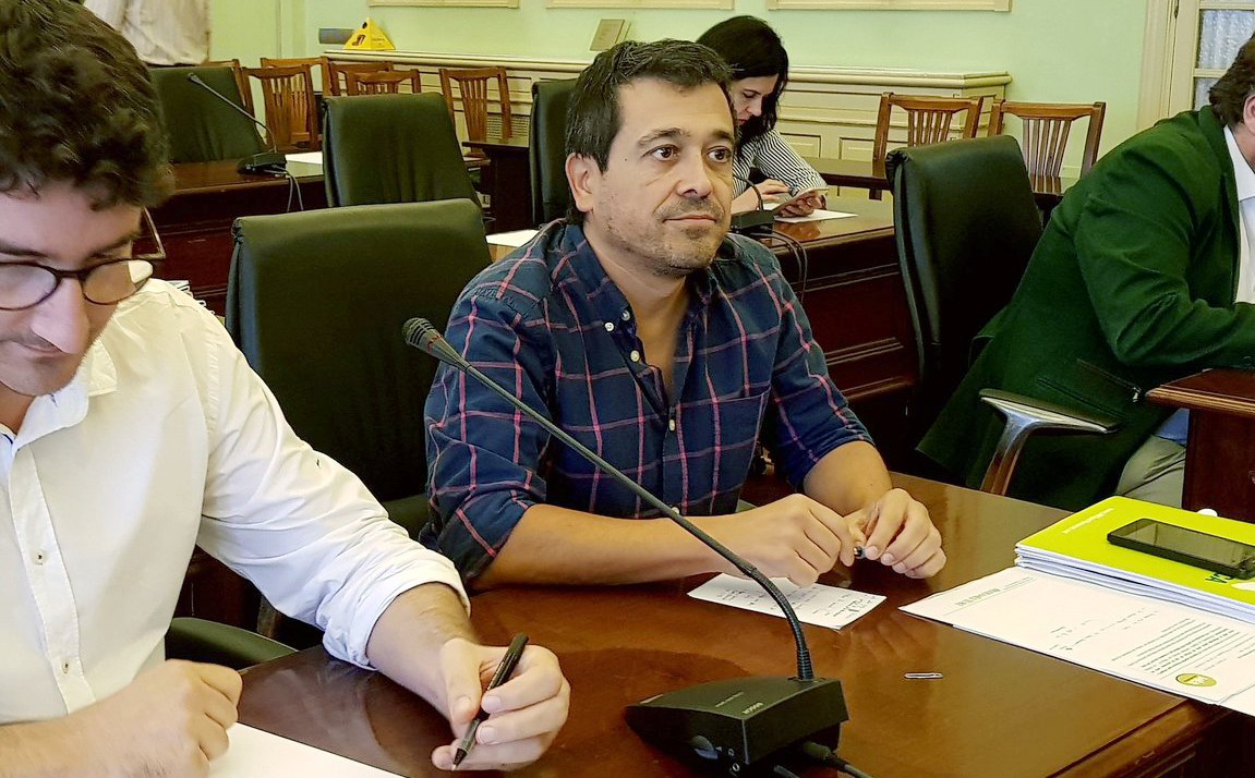 Nel Martí, a la Comissió d'Assumptes Institucionals