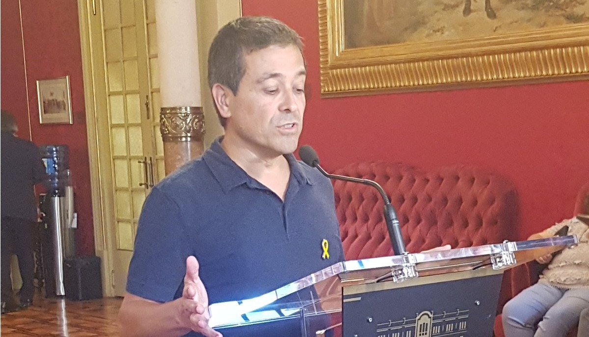Nel Martí després del Debat de Política General (Palma).