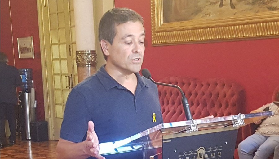 Nel Martí després del Debat de Política General (Palma).